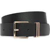 Tommy Hilfiger Riem 'Double Keeper Buckle' zwart