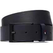 Tommy Hilfiger Riem 'Enamel Flag Rectangular Buckle' donkerblauw