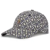 Tommy Hilfiger Pet 'TH Monogram Baseball' beige / navy / duifblauw