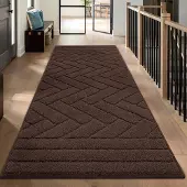 Famanu – Deurmat binnen en buiten antislip wasbaar 60 x 150 cm koffie
