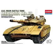 ACADEMY Modelbouwpakket Militaire voertuigen - 13267 I.D.F. Merkava Mk. III Main Battle Tank - Israëlische Tank Plastic - 1:35 - Modelbouw