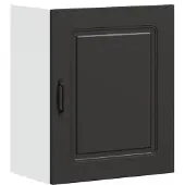 vidaXL Keuken Wandkast "Kalmar" Zwart Geengineerd Hout