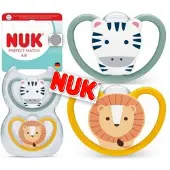 Nuk Perfect Match Air fopspenen(zebra/ leeuw)- 18-36 maanden
