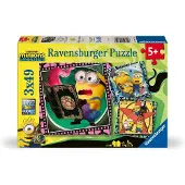 Ravensburger Kinderpuzzel, 3x49 stukjes - Minions 3