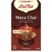 Yogi tea Maca Chai - Biologische Kruidenthee met Maca, Kaneel en Gember voor Een Krachtige en Verwarmende Chai-ervaring - Tray van 6 Stuks