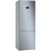 Bosch Serie 4 KGN497LDF, 440 liter, SN-T, 9,5 kg/24 uur, energie-efficiëntie, voorzien van Fresh Zone compartiment, roestvrij staal