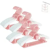 Famanu – Stapelbare antislip kleerhangers met berenhaken, ruimtebesparend ontwerp