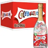 Celebrations Fles - chocolade snoep mix - cadeau - 8x296g - geschenkverpakking