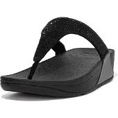 FitFlop Lulu Toepost Slippers - Hotfix ZWART 36