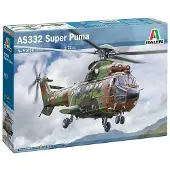 Italeri Modelbouwpakket Militaire voertuigen - 91096 Eurocopter AS332 Super Puma - Franse Helikopter Plastic - 1:72 - Modelbouw