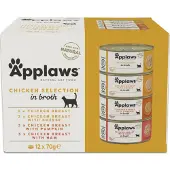 Applaws Kip Multipack Katten Snack 70g 16 Eenheden
