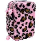 Tinka Leopard Rosa (8 804206) Triple Pocket Etui