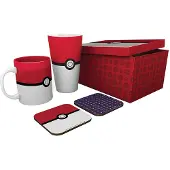Abystyle POKEMON Pack Glass + Mug + 2 Coasters - Pokéball - XXL