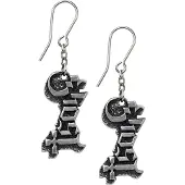 Ghost Oorbellen - Logo - zwart - Maat Standard