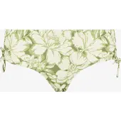 Osaga dames bikinibroekje met bloemenprint groen maat S