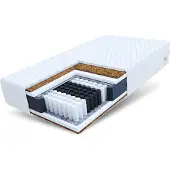 FDM MERANO Matras 100x200 cm - Hoogte 19 cm H4 - Pocketvering Matrassen - Dubbelzijdig - 7 zones - Antiallergisch