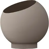 AYTM Globe Bloempot Ø17 cm | Taupe