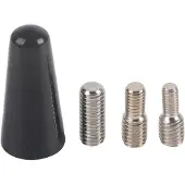 Famanu - Universele aluminium dakantenne 3 cm, met adapter – Zilver