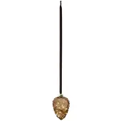 Décoris Micro Led Dennenappel Steady Bruin - 15 Led's - Warm Wit - 21cm - Binnen