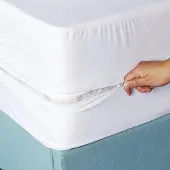 Famanu – Waterdichte matrashoes voor kinderbed 70x140 cm, volledige bescherming met ritssluiting