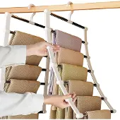 Famanu - Broekhanger ruimtebesparend met meerdere niveaus voor compacte kasten