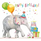 Ppd Lunch servetten - Birthday Elephant