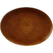 Bitz Serveerbord Oval Black Amber 45x34 cm