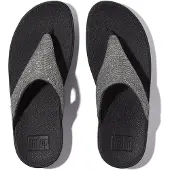 Original Brands Women Lulu Shimmerlux Toe-Post Pewter-Schoenmaat 43