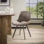 Hoyz Collection stoel swivel rich champagne set van 4