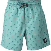 Brunotti Zwembroek Boys Cestery Mini Mini Palm Aqua Bottle Green-Maat 128