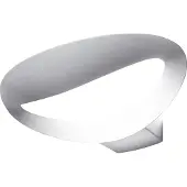 Artemide Design wandlamp Mesmeri, dimbaar, wit / opaal, Woon-/ Eetkamer, Aluminium, Design, Wandlamp design