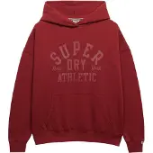 Superdry Sweatshirt 'Athletic Essentials' cranberry / lichtrood