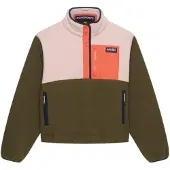 Superdry Trui olijfgroen / zalm roze / poederroze
