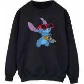 Disney Heren Lilo en Stitch Gitaar Sweatshirt (Zwart)