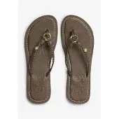 Superdry Gevlochten Teenslippers Van Kunstleer Brown Grootte: 3-4
