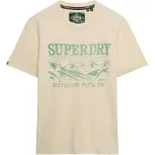 Superdry Shirt 'Retro Outdoor' sand / groen