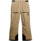 Superdry Functionele broek lichtbruin / zwart