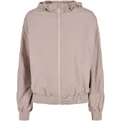 Build Your Brand Crinkle Batwing Jacket Roze 4XL Vrouw