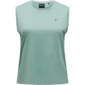 Peak Performance Explore Graphic Mouwloos T-shirt Groen S Vrouw