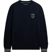 Superdry Sweatshirt 'Athletic Club' marine / offwhite