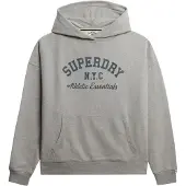 Superdry Sweatshirt 'Athletic Essentials' blauw / grijs gemêleerd