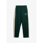 Superdry Broek 'Athletic Club' donkergroen / offwhite