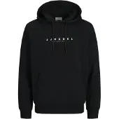 JJ REBEL Sweatshirt 'JREBROCKY' zwart / wit