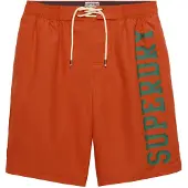 Superdry Zwemshorts groen / oranje