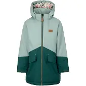 Trespass kinderwinterjas Oleta Rainwear Jacket Teal Mist-3/4