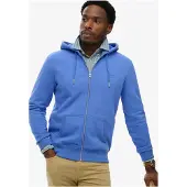 Superdry Sweatvest 'Essential' royal blue/koningsblauw