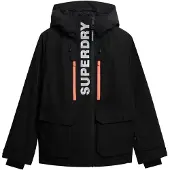 Superdry Functionele jas koraal / zwart / wit