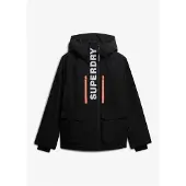 Superdry Functionele jas koraal / zwart / wit
