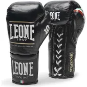 Leone1947 Shock Plus Artificial Leather Boxing Gloves Zwart 8 oz