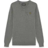 Lyle & Scott Trui ' Golf V Neck Pullover ' grijs gemêleerd